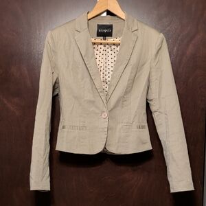 Women's Beige/Light Tan Blazer